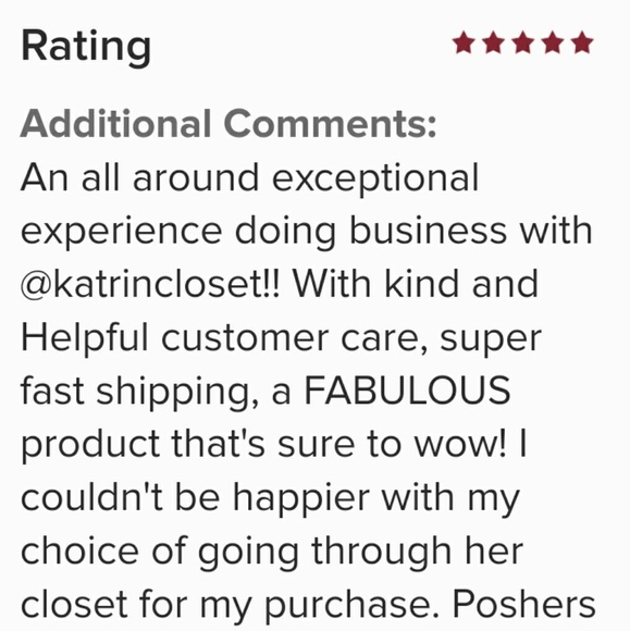 Jewelry - LOVE NOTE 5 *Star Rating customer service